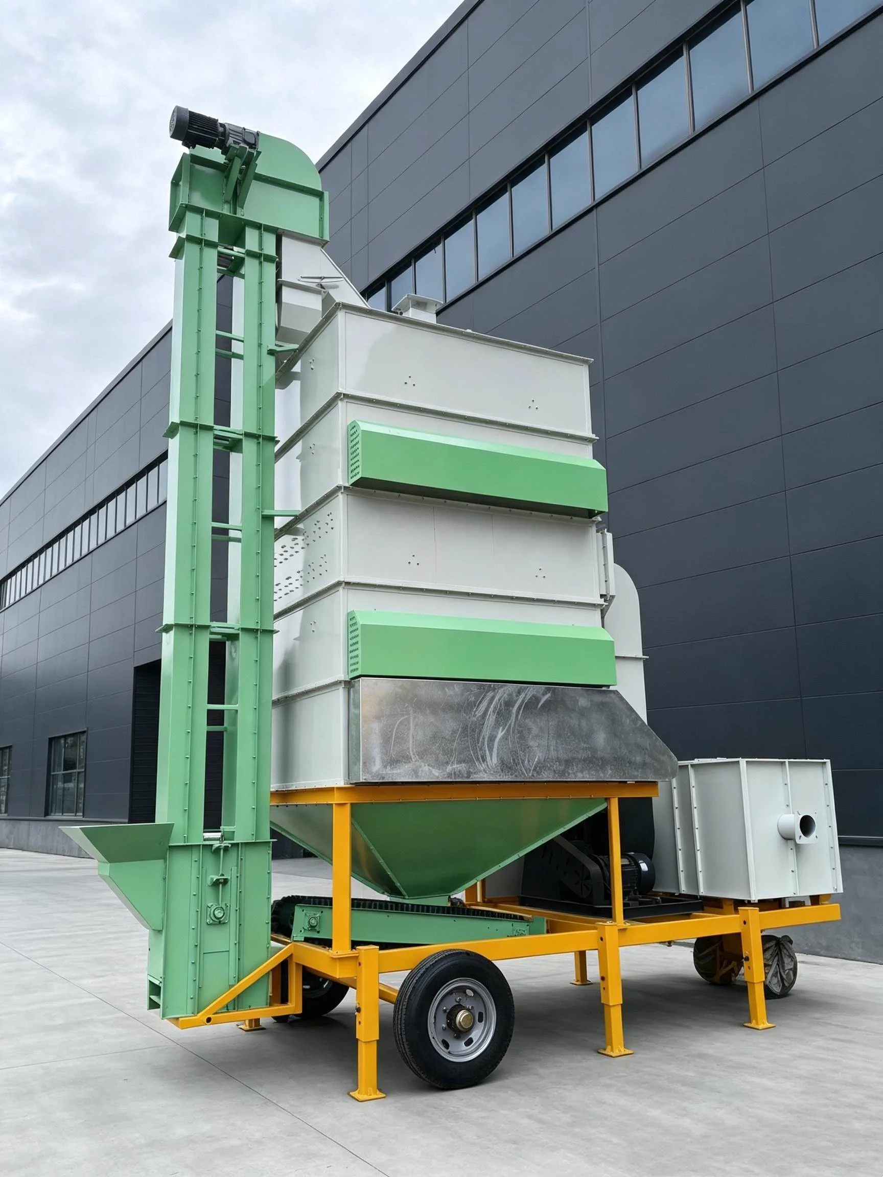 5HP-10移动式批式谷物干燥机正面实拍