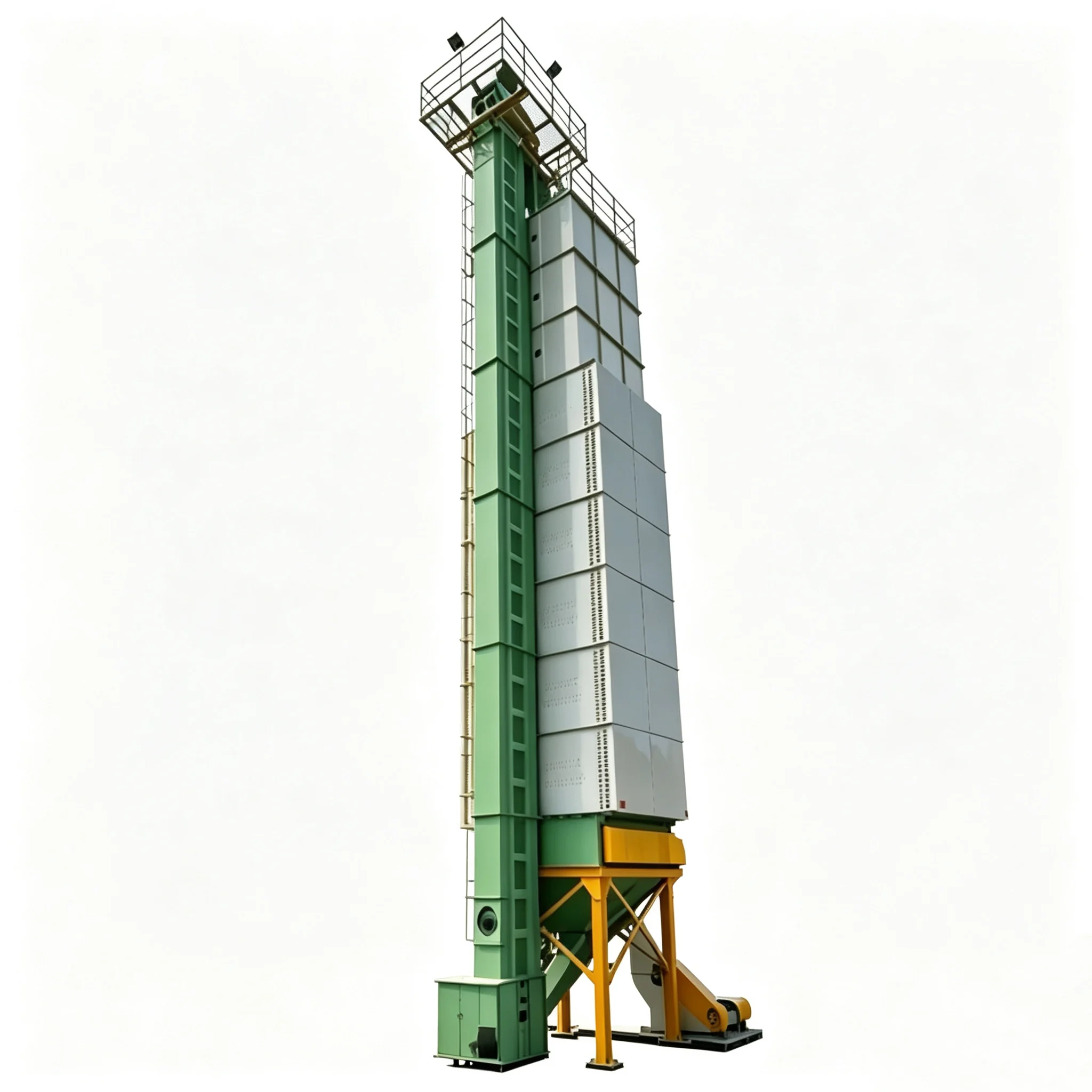 Grain drying tower
